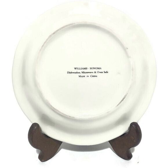 Williams Sonoma Holiday Dessert Plates With Storage Case 6.25" Set of Six - Picture 9 of 16